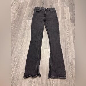 Abercrombie & Fitch Women's High Rise Jeans - Dark Gray